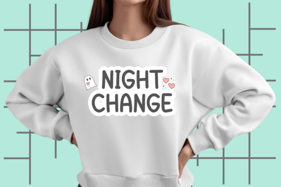 Night Starts Font PNG with transparent background - Preview 3
