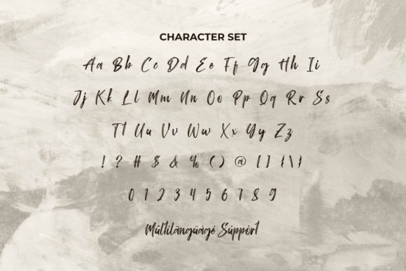 Originale Brush Font font preview - 4