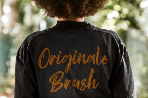 Originale Brush Font font preview - 5