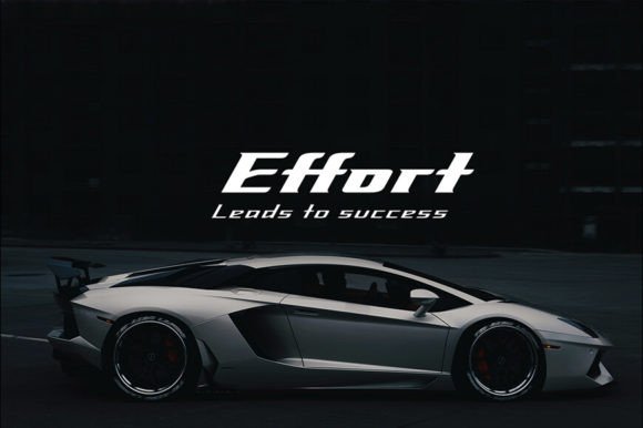 Racer Font PNG with transparent background - Preview 1
