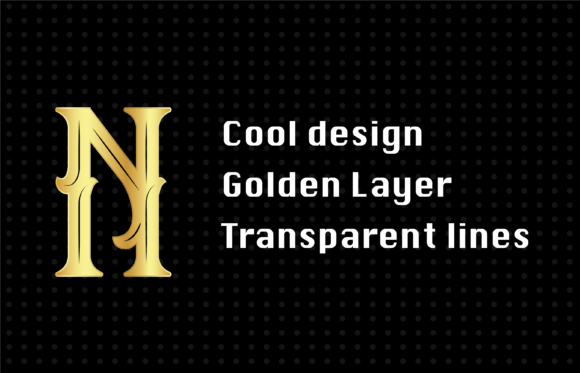 Reborn Golden Font PNG with transparent background - Preview 1