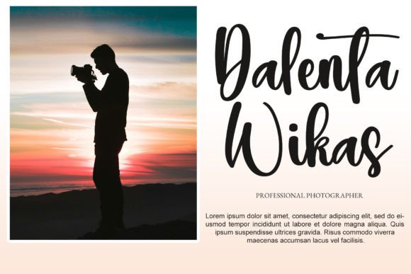Basking Font - Preview 1