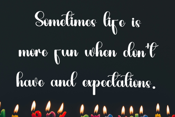 Birthday Font - Preview 3