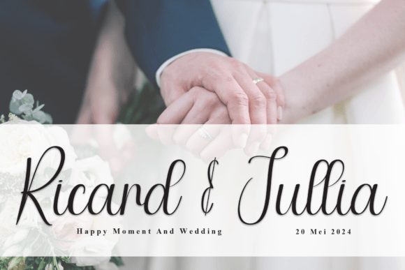 Bride Font - Preview 1