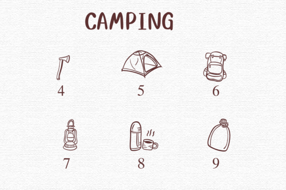 Camping Font - Preview 3