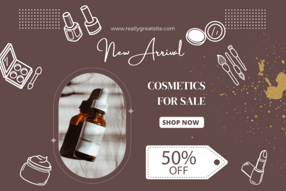 Cosmetic Font PNG with transparent background - Preview 4