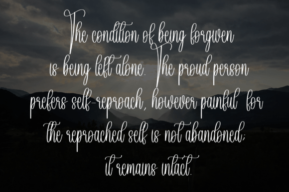Fallen Devil Font - Preview 5