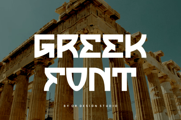 Greek Reford Font PNG with transparent background - Preview 1