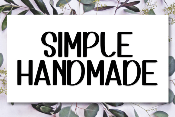 Homemade Font - Preview 1