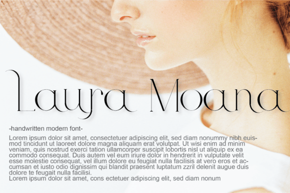 Hostania Font PNG with transparent background - Preview 1