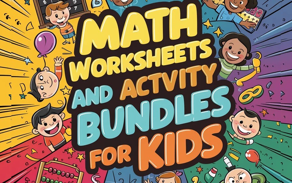 Math-Worksheets-Activitie-Bundles-for Ki