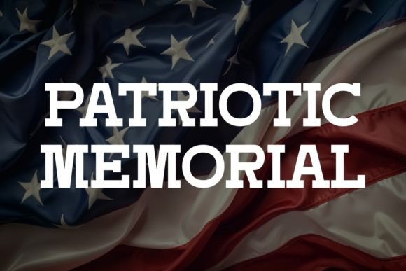 Memorial Vintage Font PNG with transparent background - Preview 3