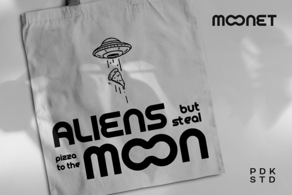 Moonet Font PNG with transparent background - Preview 3