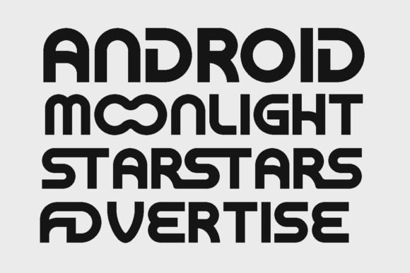 Moonet Font PNG with transparent background - Preview 4