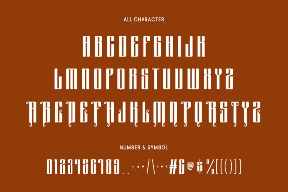 Morlix Font PNG with transparent background - Preview 6