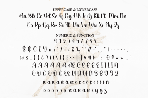 Reinder Font PNG with transparent background - Preview 6