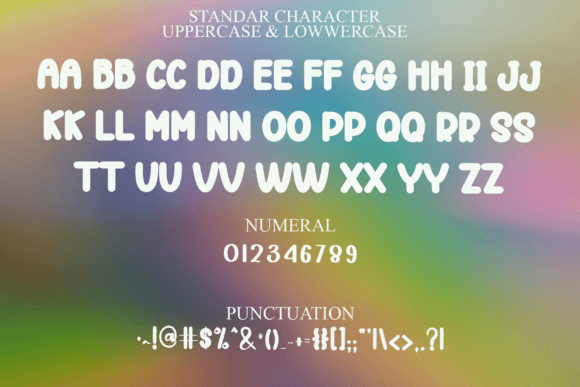 Showcase Font PNG with transparent background - Preview 2