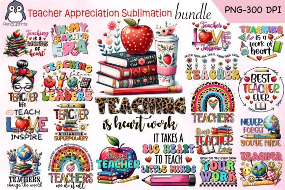 Teacher Appreciation Sublimation Bundle