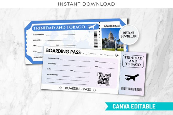 Trinidad and Tobago Trip Gift Ticket