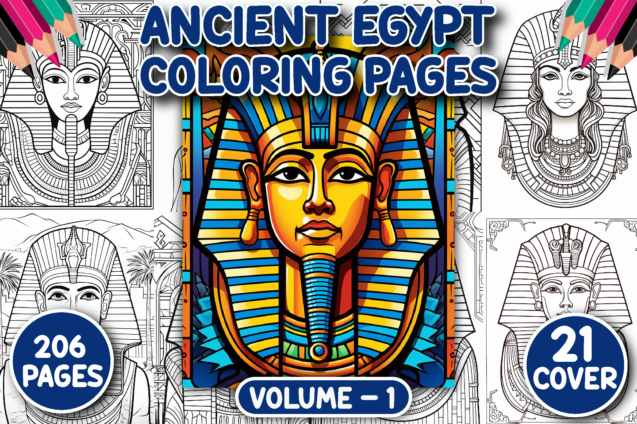 206 Ancient Egypt Coloring Pages