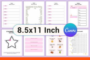 Editable CBT Anxiety Journal Canva Graphic by KDPMart · Creative Fabrica