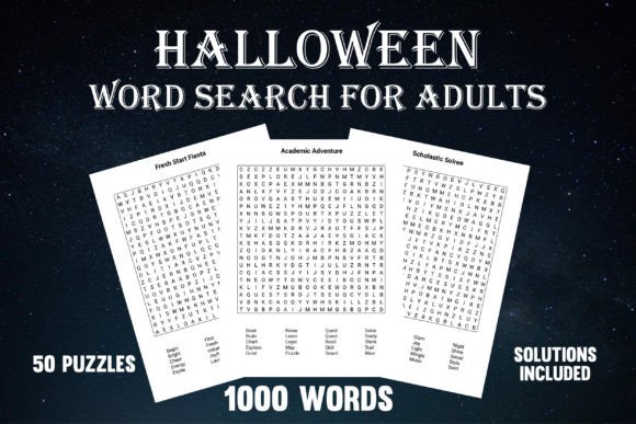 Halloween Word Search