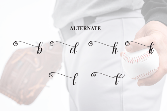 Baseball Font - Preview 6