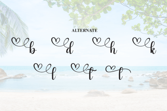 Beautiful Beach Font - Preview 6