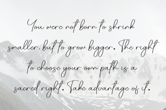 Bouquets Font PNG with transparent background - Preview 5