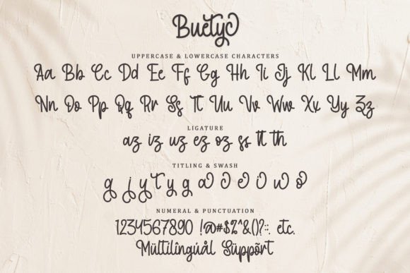 Buetyc Font - Preview 5