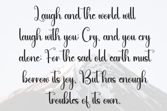 Butter Tumbler Font - Preview 5