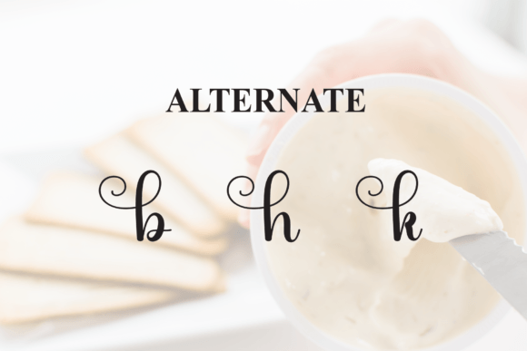 Butter Tumbler Font - Preview 6