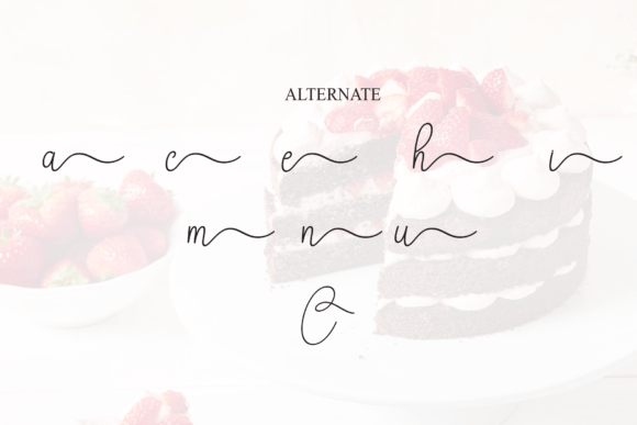 Cake Font - Preview 6