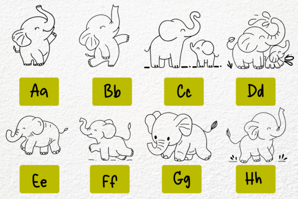 Elephants Font - Preview 1