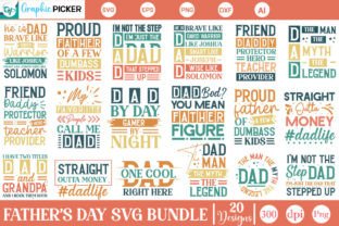 Father's Day SVG Bundle Graphic by GraphicPicker · Creative Fabrica