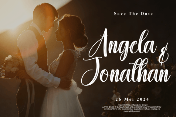 Festival Saturday Font PNG with transparent background - Preview 1