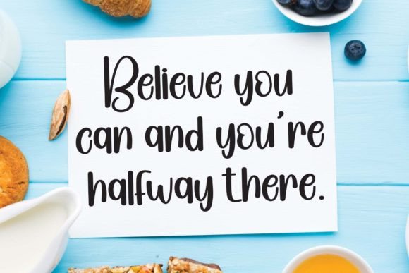 Romantic Marker Font PNG with transparent background - Preview 2