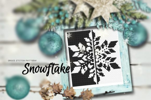 Snowflake. Cross Stitch Pattern