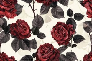 Vintage Rose Seamless Pattern Graphic by Sun Sublimation · Creative Fabrica