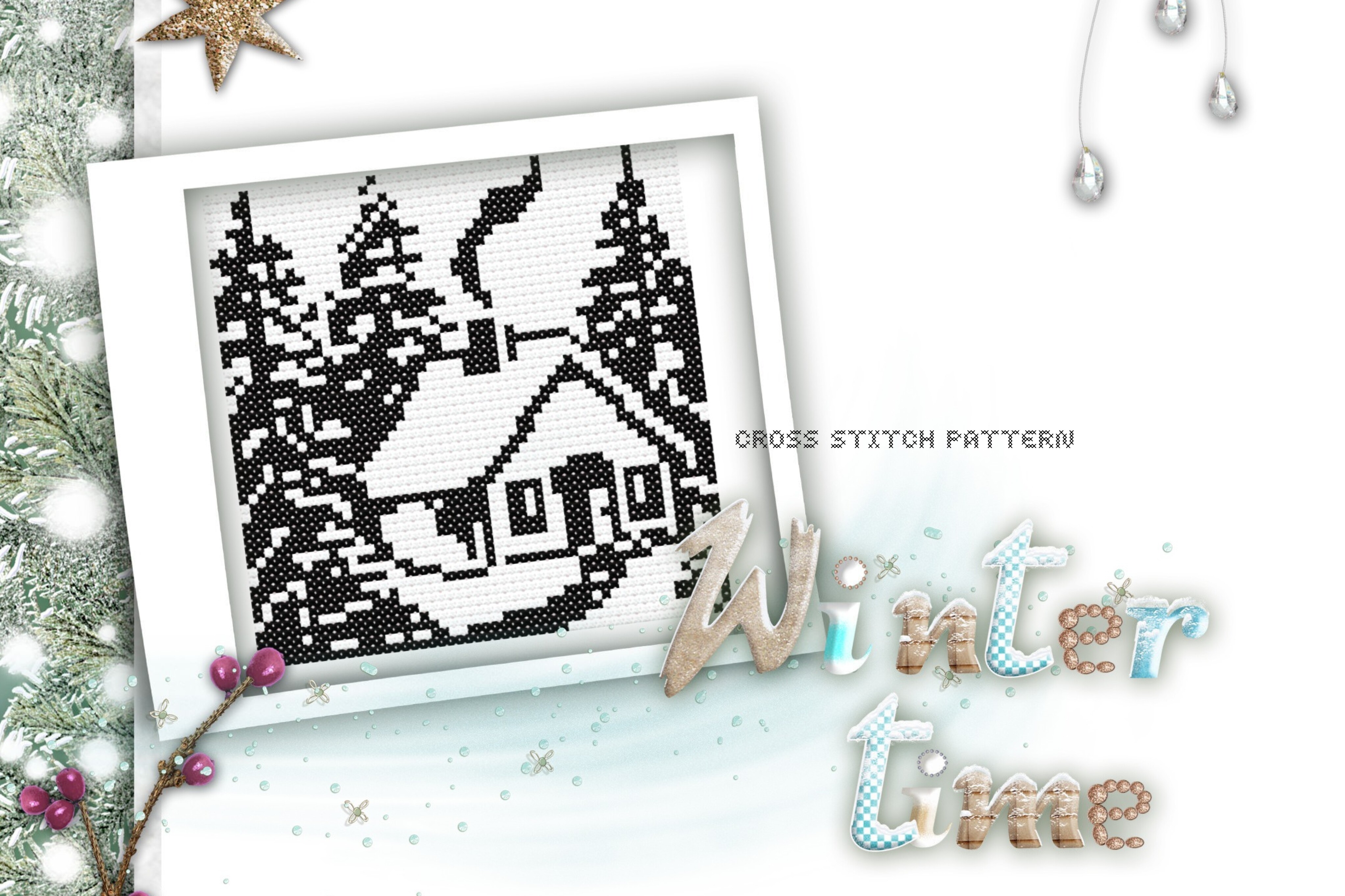 Winter Story. Cross Stitch Pattern
