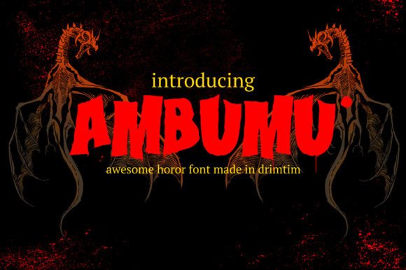 Ambumu Font - Preview 2