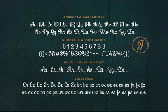 Andemyla Font - Preview 5