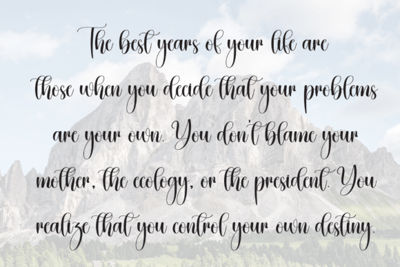 Ballet Font - Preview 5