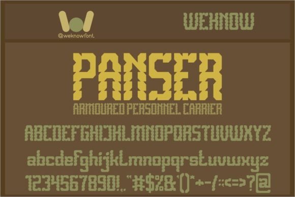 Biomechanical Switches Font PNG with transparent background - Preview 1