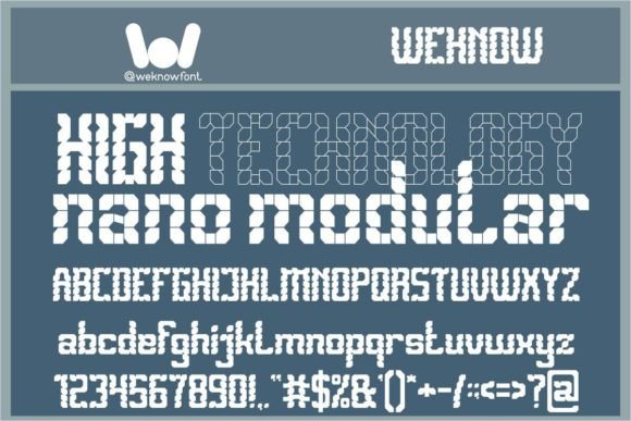Biomechanical Switches Font PNG with transparent background - Preview 3