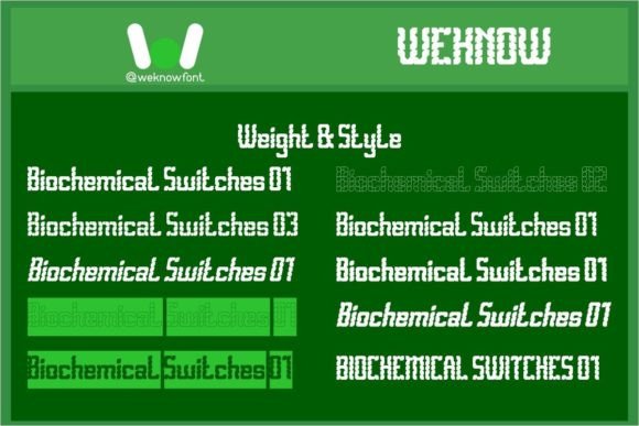 Biomechanical Switches Font PNG with transparent background - Preview 5