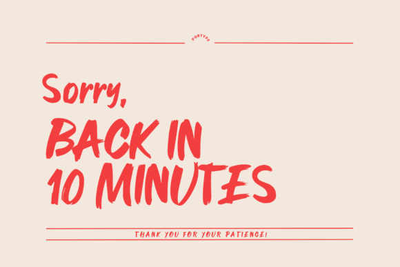 Bold Bristle Font - Preview 2