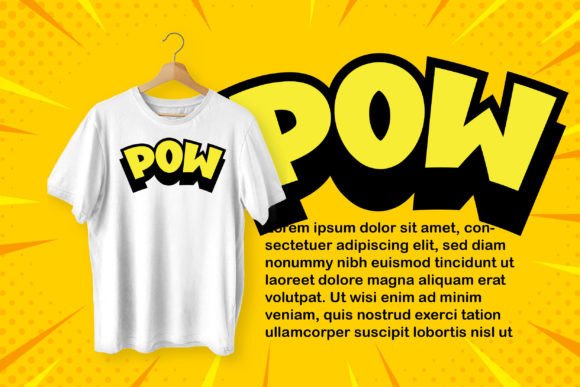 Boom Pow Font - Preview 1