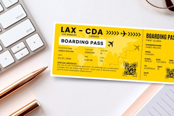 Canada Trip Surprise Gift Ticket