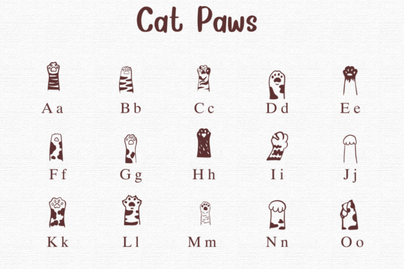 Cat Paws Font - Preview 1